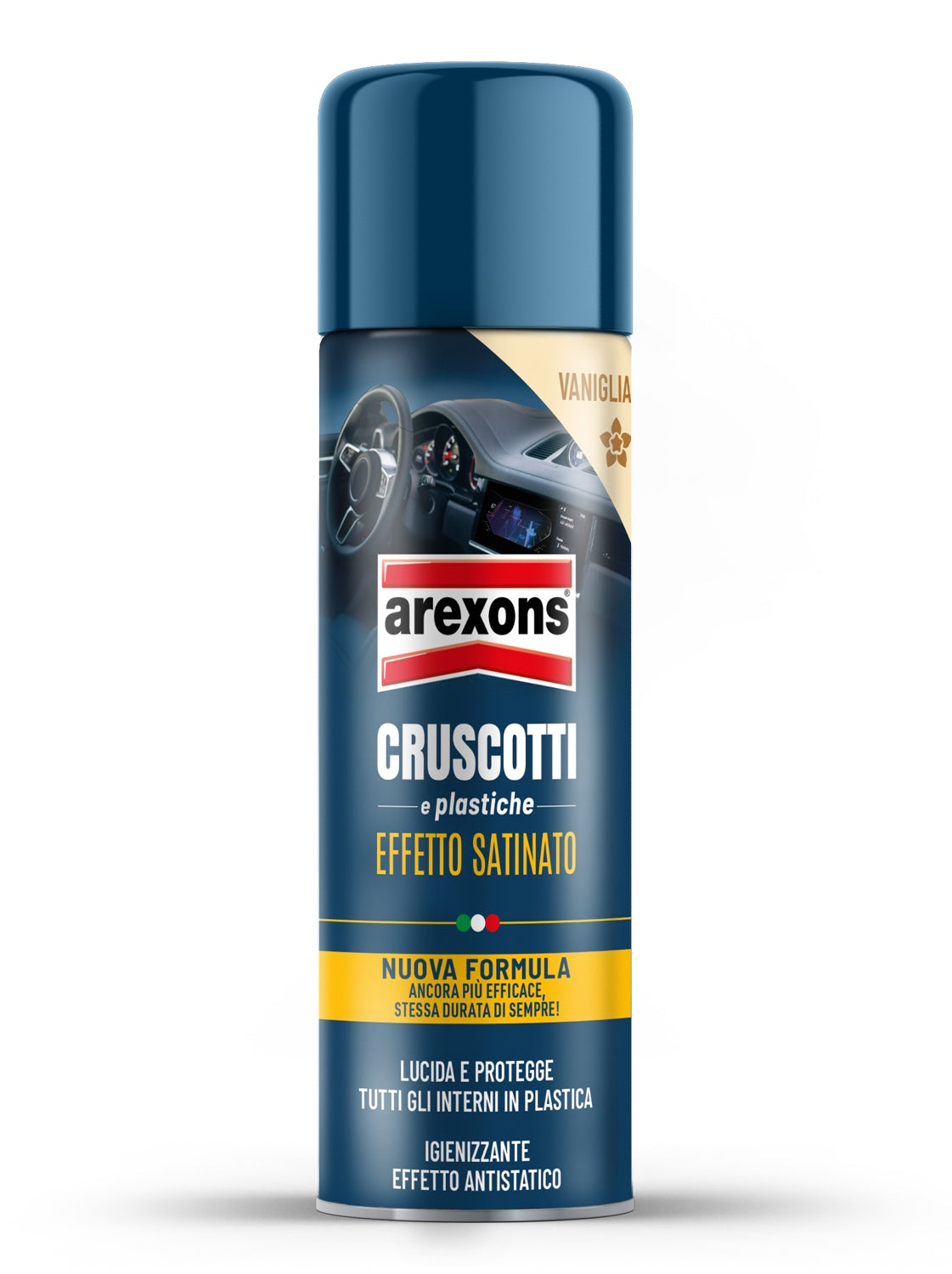 AREXONS CRUSCOTTI E PLASTICHE 400ML EFFETTO SATINATO VANIGLIA