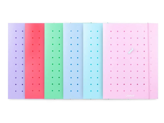 COLOURBOOK CARTELLA CON ELASTICO PPL PIN IT DORSO1 COLORI ASSORTITI