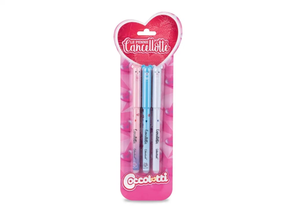 COLOURBOOK COCCOLOTTI SET 3 PENNE CANCELLOTTE