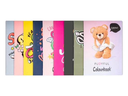 COLOURBOOK QUADERNO MAXI PLUS 96 PG +R 100GR RIGO C FUNNY AND BEARS