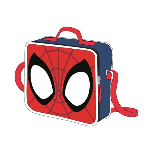 SPIDERMAN PORTA MERENDA TERMICO CON TRACOLLA