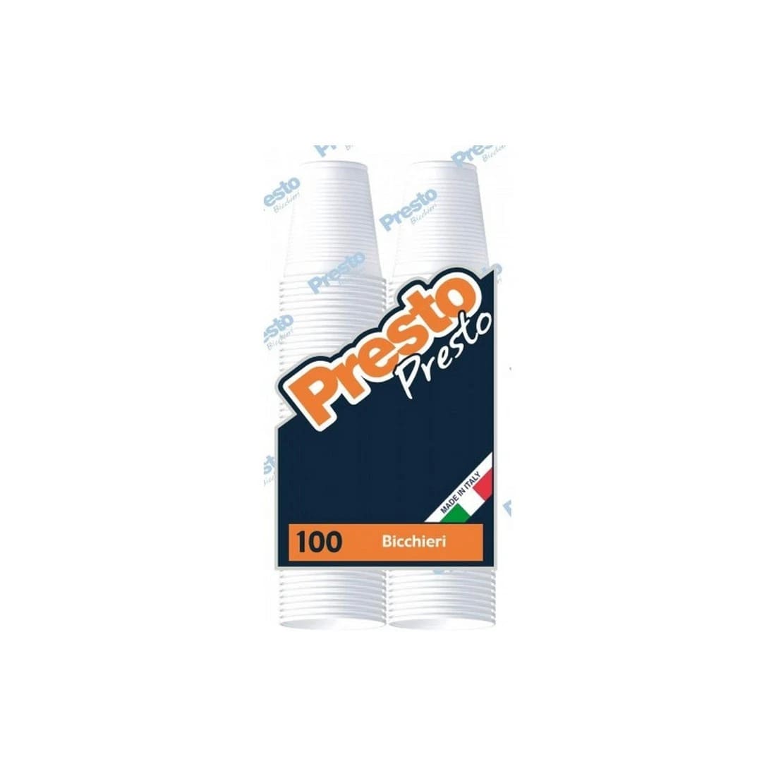 PRESTO PRESTO 100 BICCHIERI 200CC BIANCO