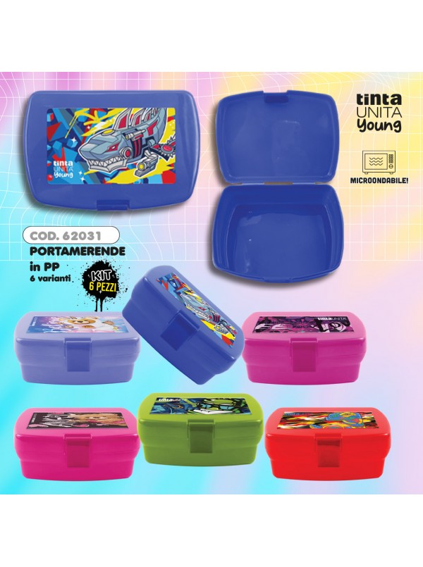 TINTA UNITA YOUNG KIDS PORTAMERENDA PLASTICA ASSORTITO