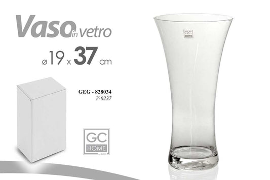 GICOS VASO IN VETRO CM.19X37 GEG-828034