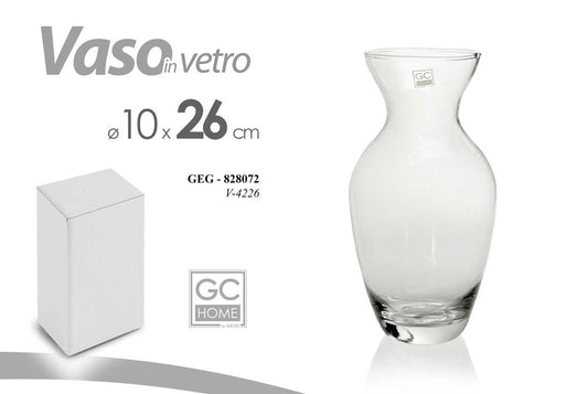 GICOS VASO IN VETRO CM.10X26 GEG-828072