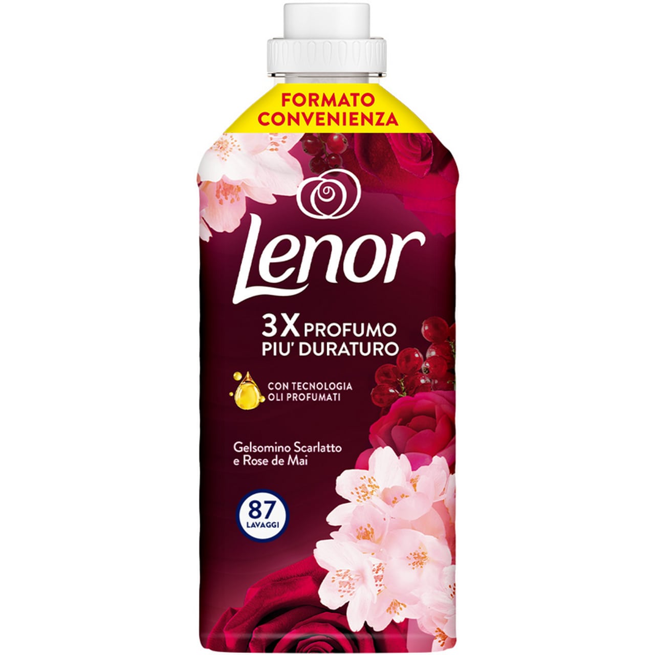 LENOR AMMORBIDENTE 1,827L 87LAV. GELSOMINO SCARLATTO E ROSE DE MAI