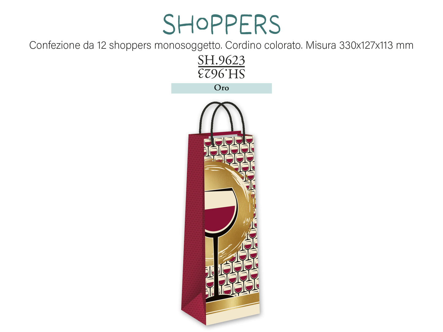 CROMO NB SHOPPER VINO SH.9623
