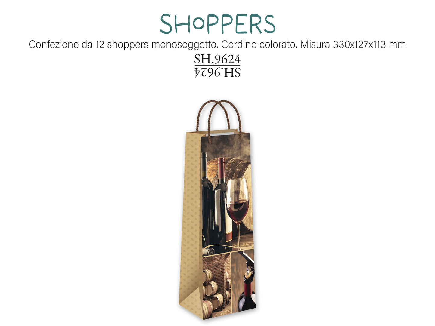 CROMO NB SHOPPER VINO SH.9624