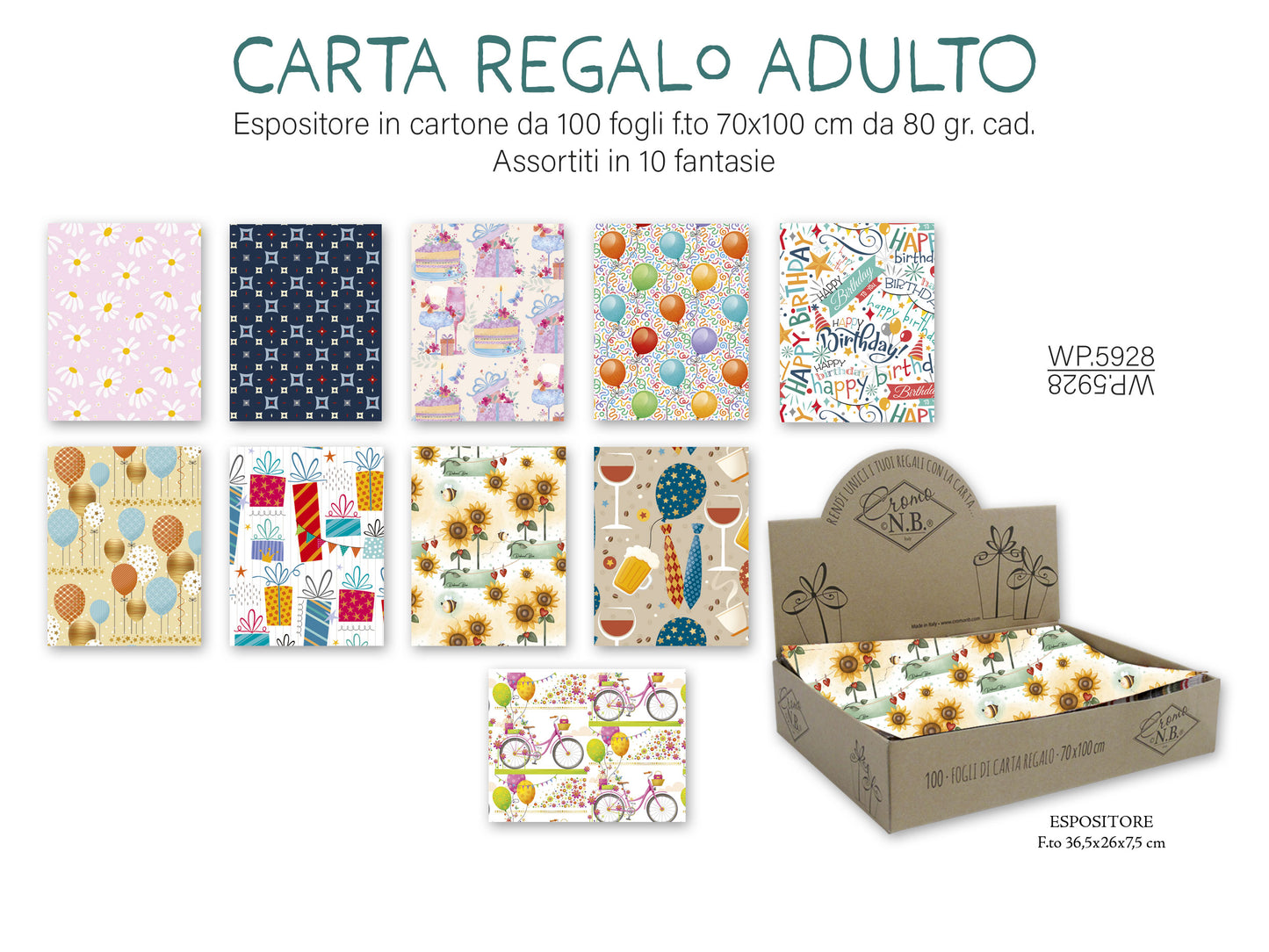CROMO NB CARTA REGALO ADULTO CM.70X100 WP.5928