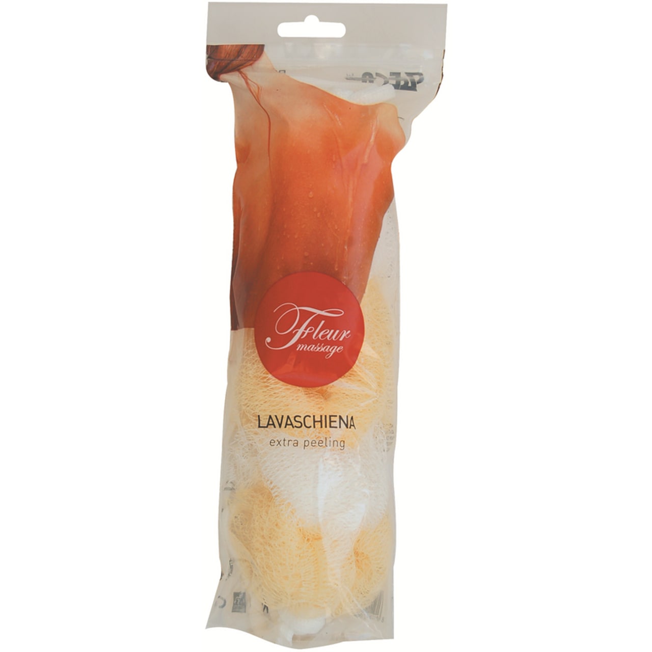 FLEUR MASSAGE SPUGNA DA BAGNO A RETE LAVASCHIENA EXTRA PEELING
