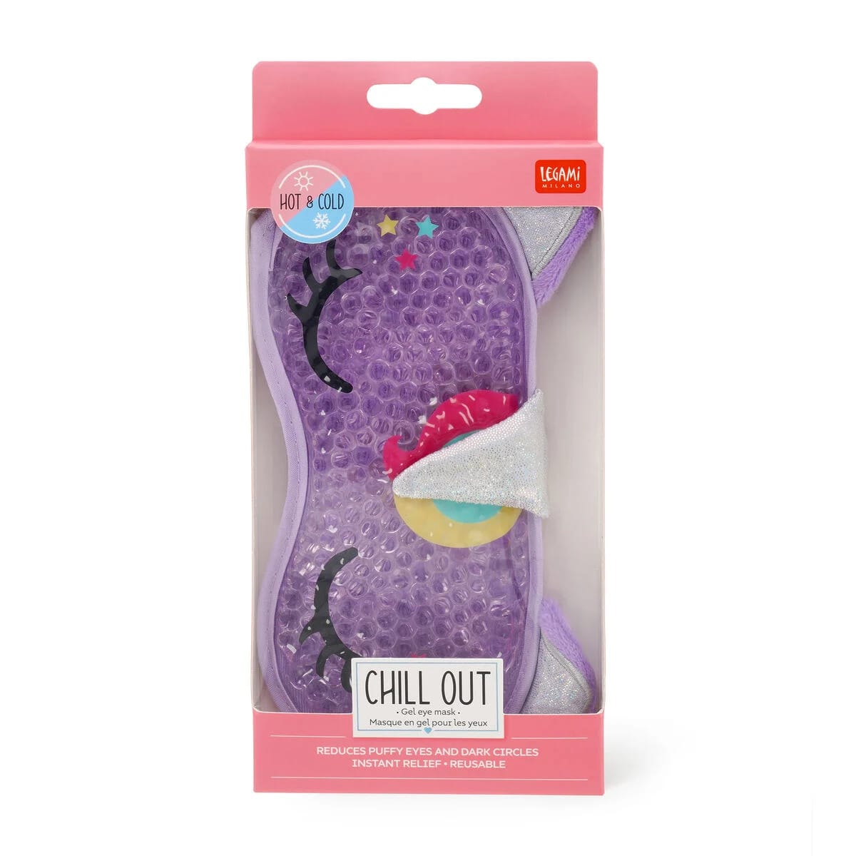 LEGAMI MILANO MASCHERA GEL PER OCCHI CHILL OUT UNICORN