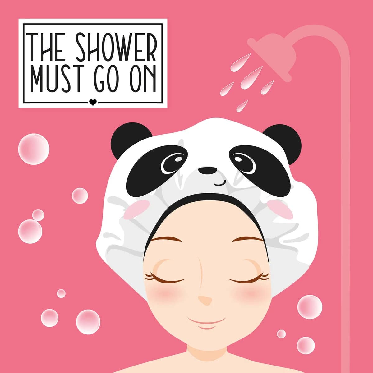 LEGAMI MILANO CUFFIA DA DOCCIA THE SHOWER MUST GO ON PANDA