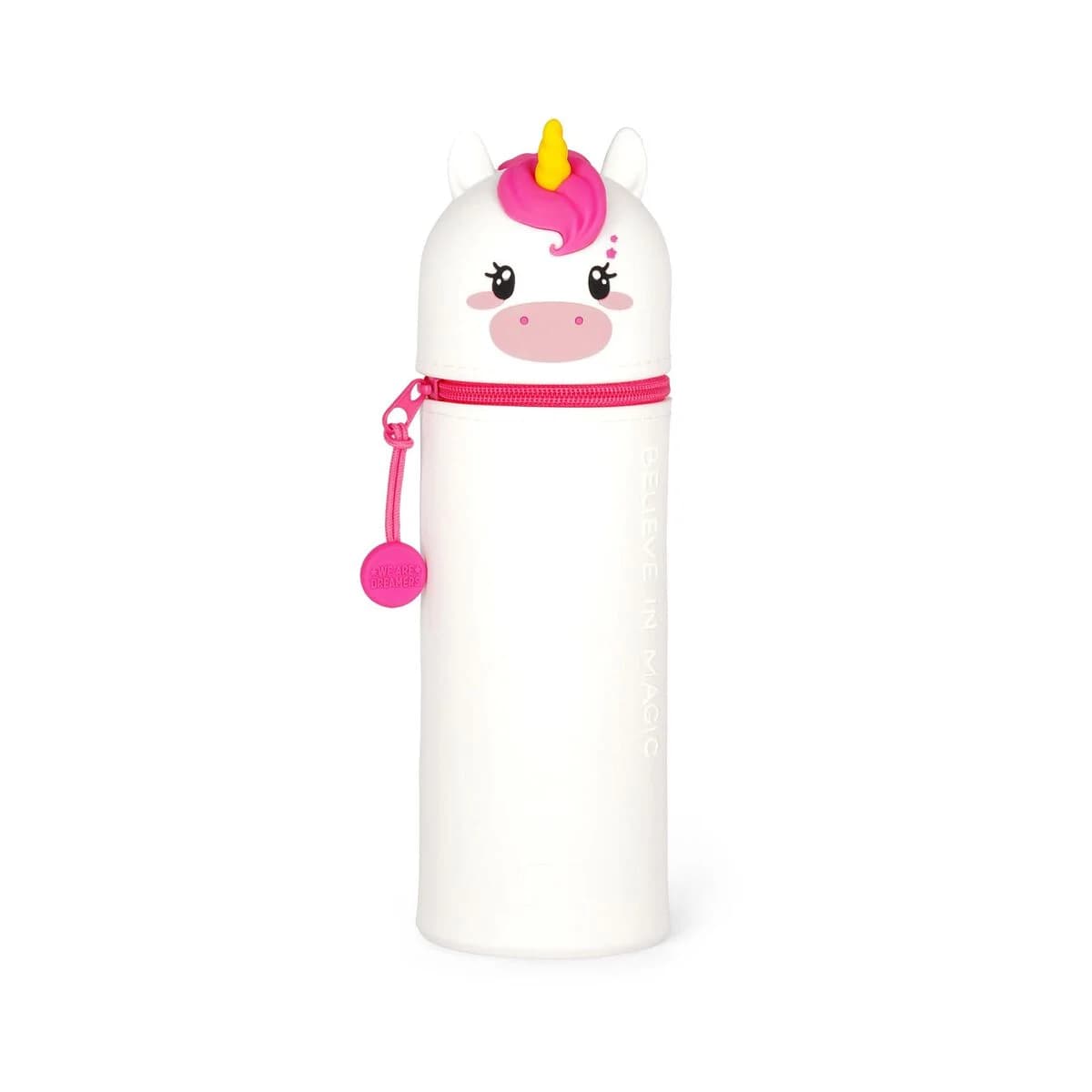 LEGAMI MILANO ASTUCCIO 2 IN 1 IN SILICONE KAWAII SUPER SOFT UNICORN "BELIEVE IN MAGIC"
