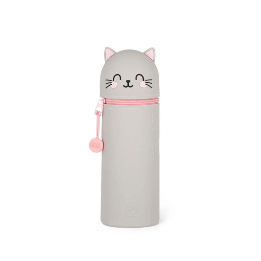 LEGAMI MILANO ASTUCCIO 2 IN 1 IN SILICONE KAWAII SUPER SOFT KITTY "BE CURIOUS"