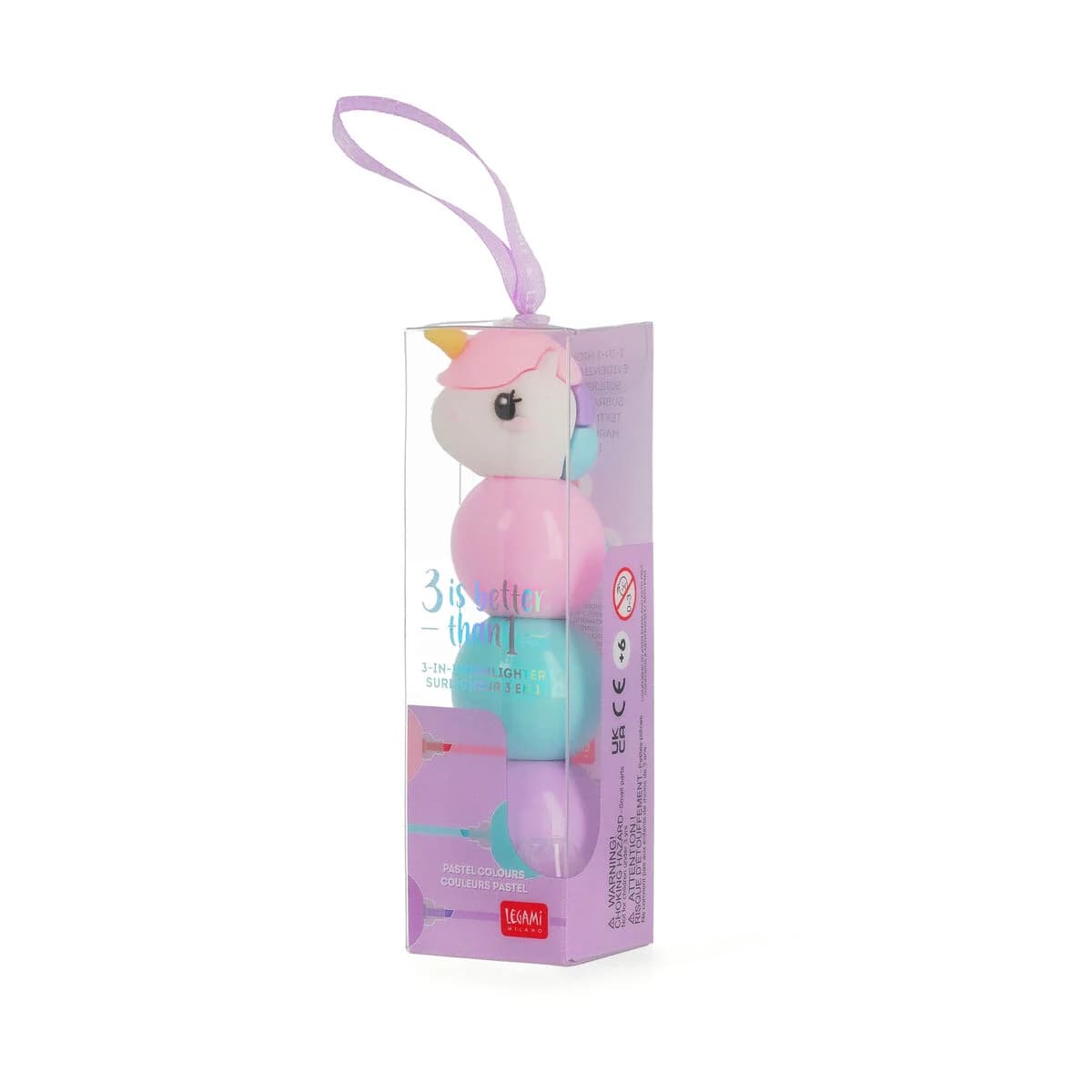 LEGAMI MILANO EVIDENZIATORE 3 IN 1 3 IS BETTER THAN 1 UNICORN
