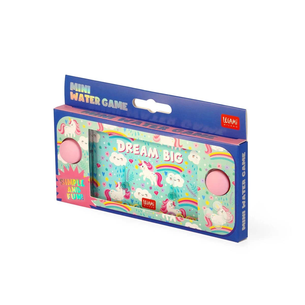 LEGAMI MILANO MINI GIOCO AD ACQUA MINI WATER GAME UNICORN