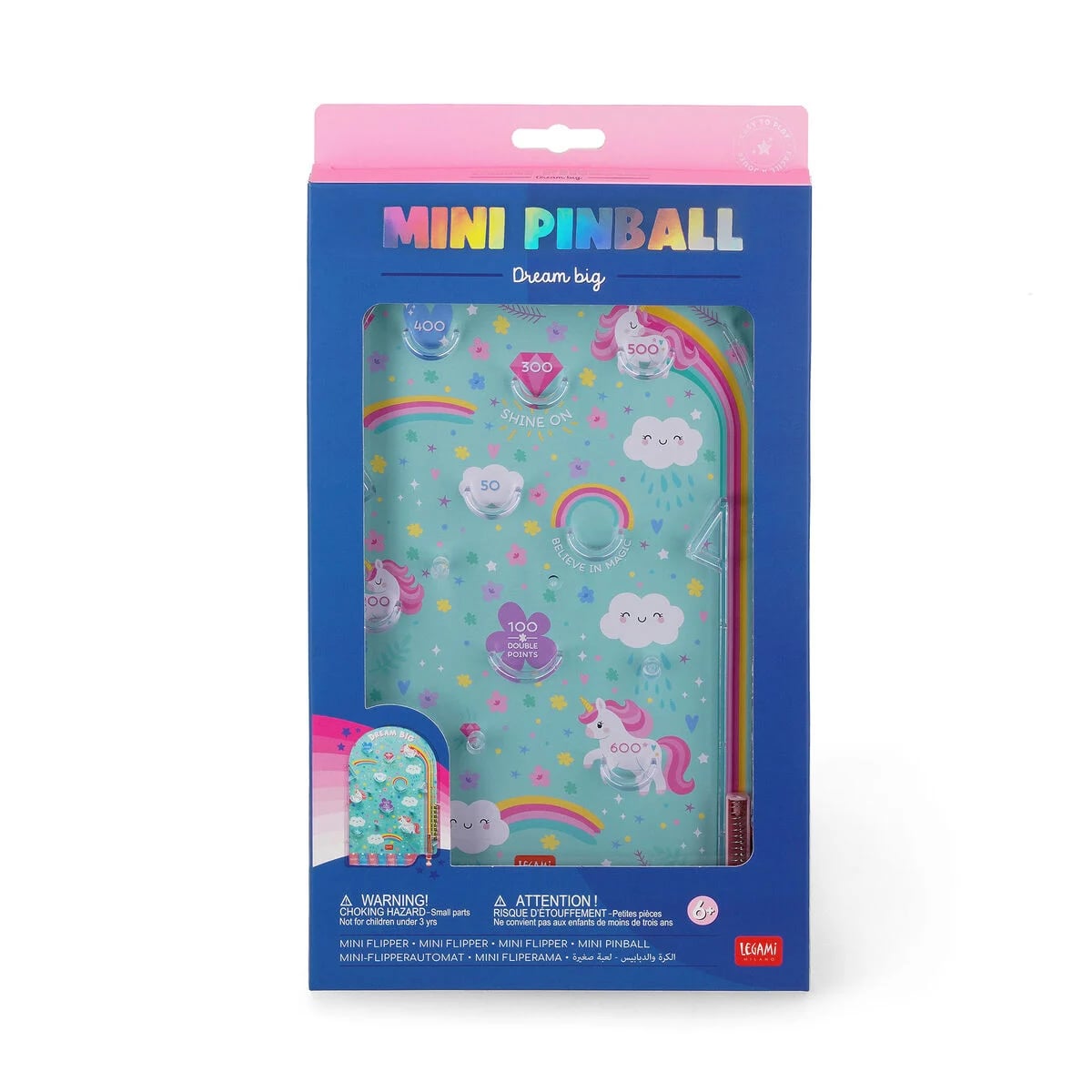 LEGAMI MILANO MINI FLIPPER MINI PINBALL UNICORN