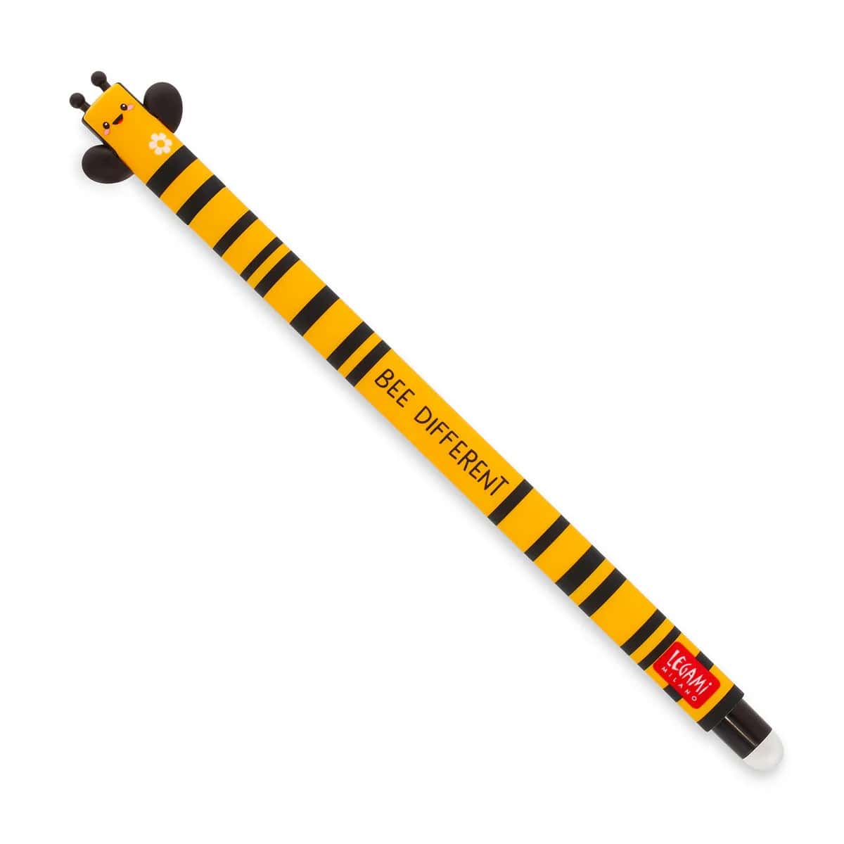 LEGAMI MILANO PENNA GEL CANCELLABILE 0,7MM BEE "BEE DIFFERENT" INCHIOSTRO NERO