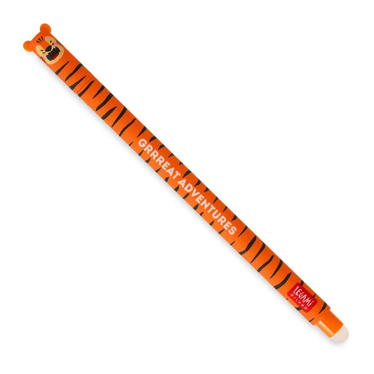 LEGAMI MILANO PENNA GEL CANCELLABILE 0,7MM TIGER "GRRREAT ADVENTURE" INCHIOSTRO ARANCIONE