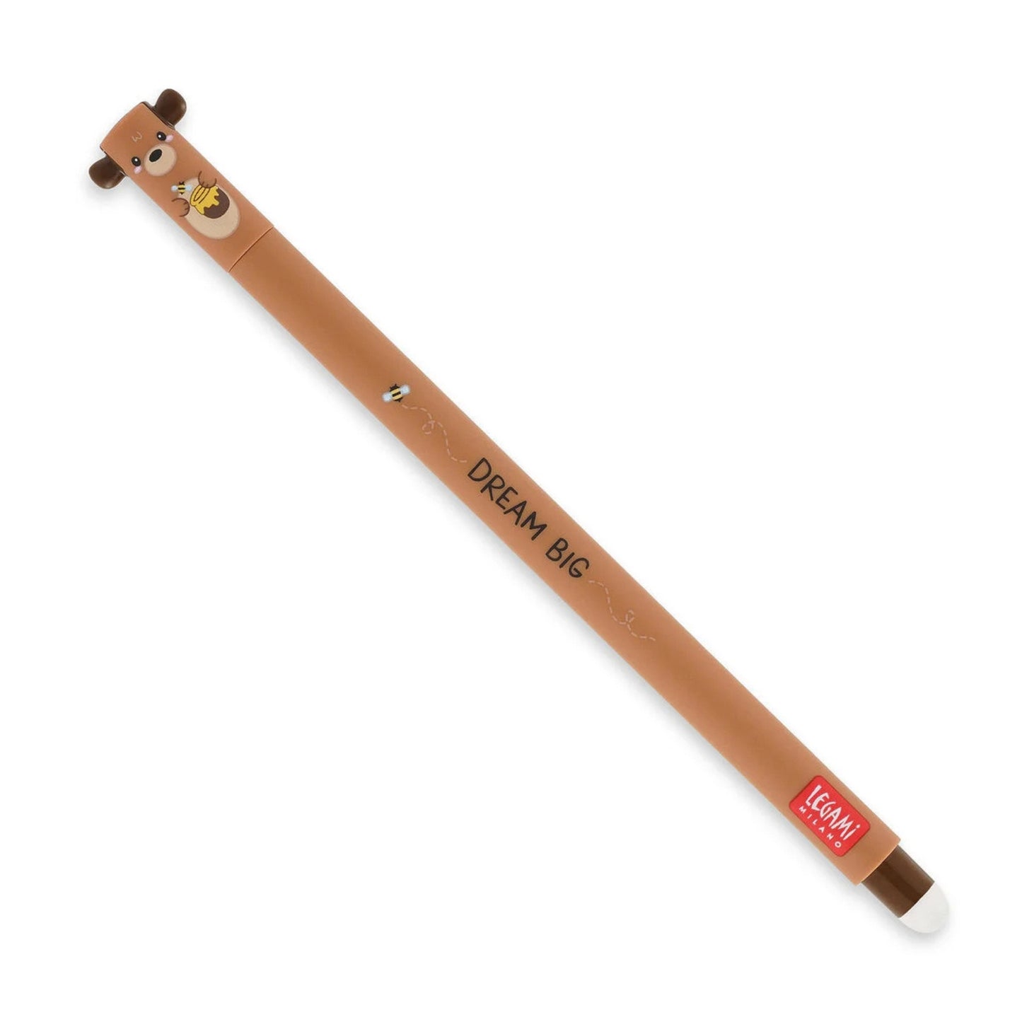 LEGAMI MILANO PENNA GEL CANCELLABILE 0,7MM TEDDY BEAR "DREAM BIG" INCHIOSTRO ROSSO