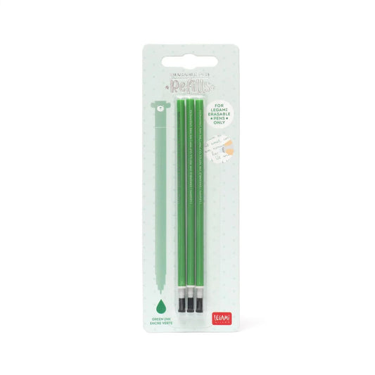 LEGAMI MILANO 3 REFILL PENNA GEL CANCELLABILE INCHIOSTRO VERDE