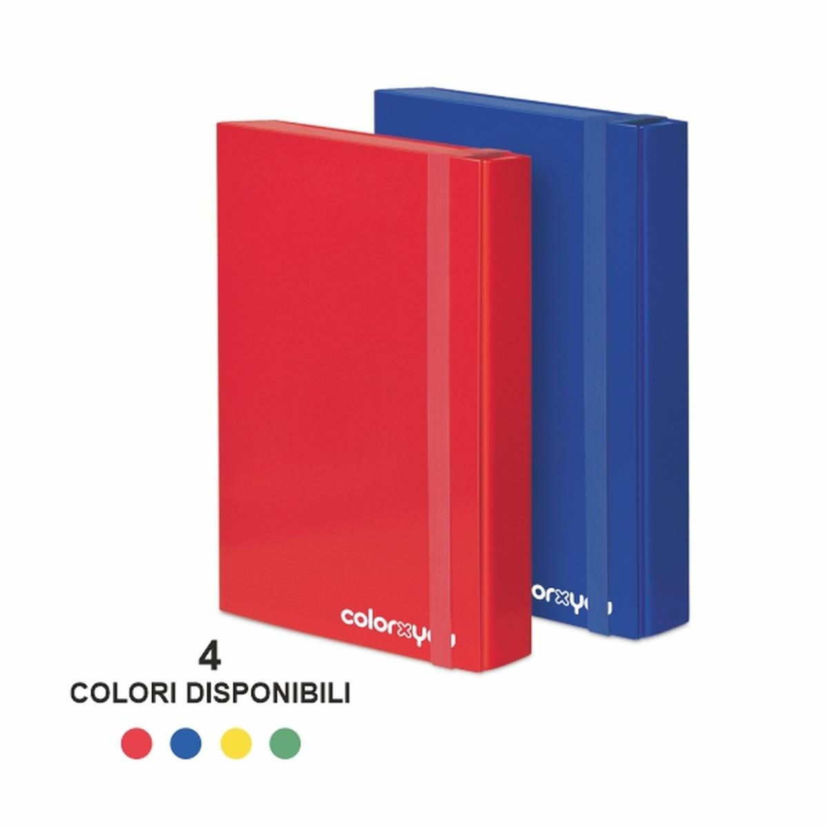 COLORXYOU CARTELLA CON ELASTICO FASCIA D5 COLORATA