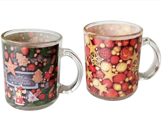 MUG XMAS ML.330 CM.9,7X8 2 FANTASIE ASSORTITE