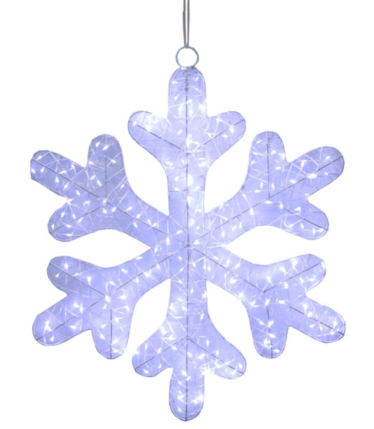 KASAVIVA NATALE FIOCCO DI NEVE 210 LED GHIACCIO CM.60