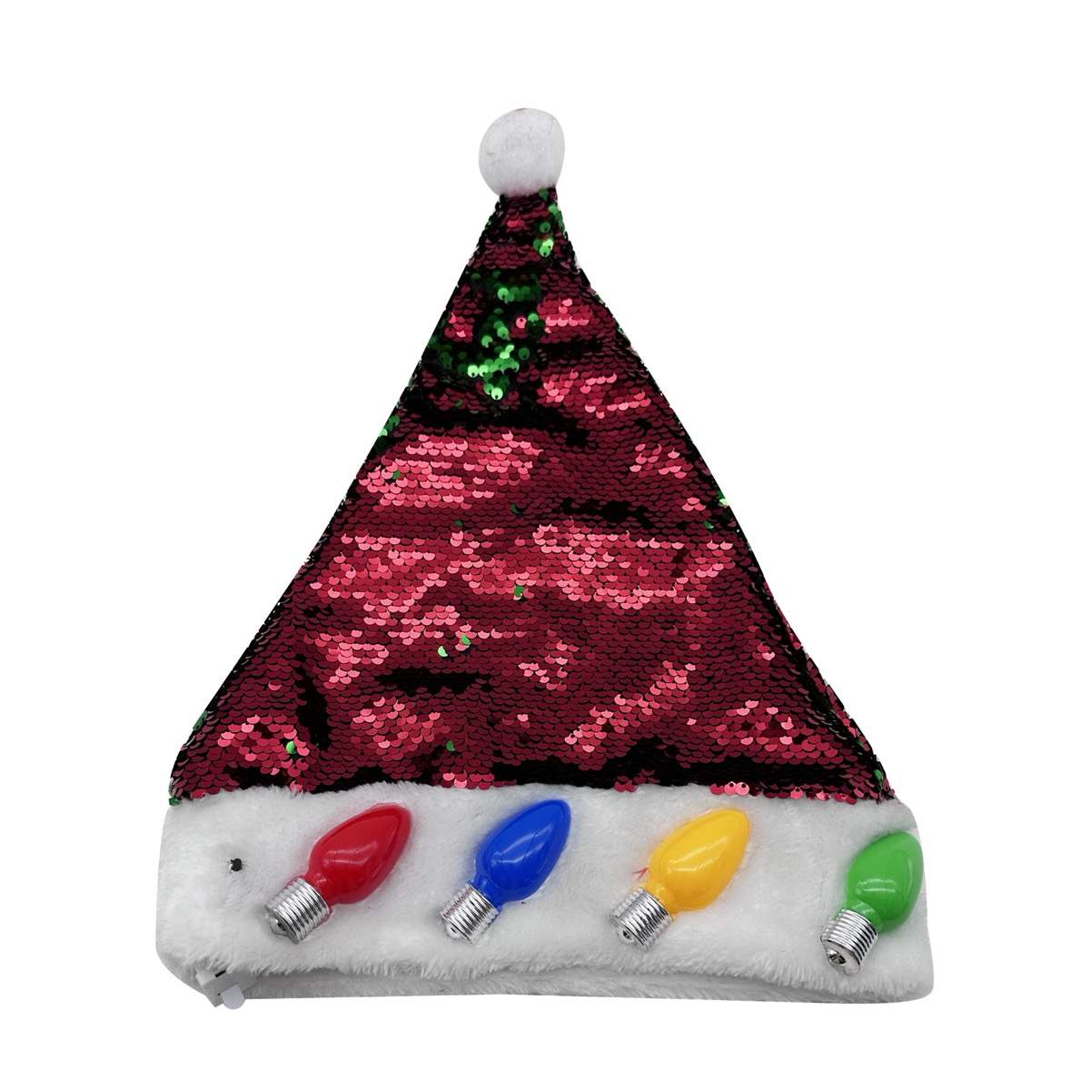 KASAVIVA NATALE CAPPELLO BABBO NATALE CON LED CM.30X41