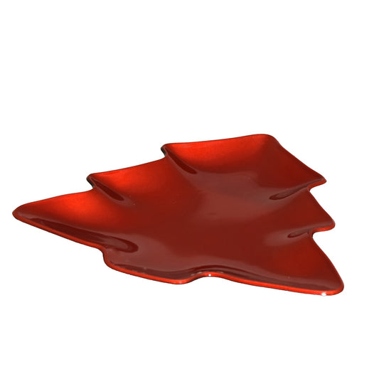 KASAVIVA NATALE VASSOIO ALBERO RED CM.26X23