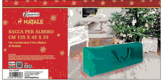 KASAVIVA NATALE SACCA PER ALBERO CM.125X45X35