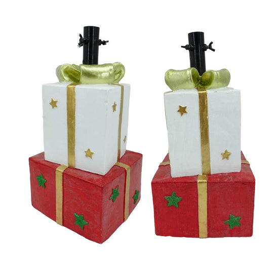 KASAVIVA NATALE JOLLY BASE ALBERO PACCHI CM.27,5X25X50H IN MAGNESIA