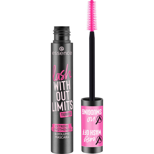 ESSENCE MASCARA LASH WITHOUT LIMITS TUBING 04 BLACK TUBING