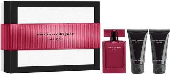 NARCISO RODRIGUEZ FOR HER CONFEZIONE EDP INTENSE 50ML + BODY LOTION 50ML + SHOWER GEL 50ML