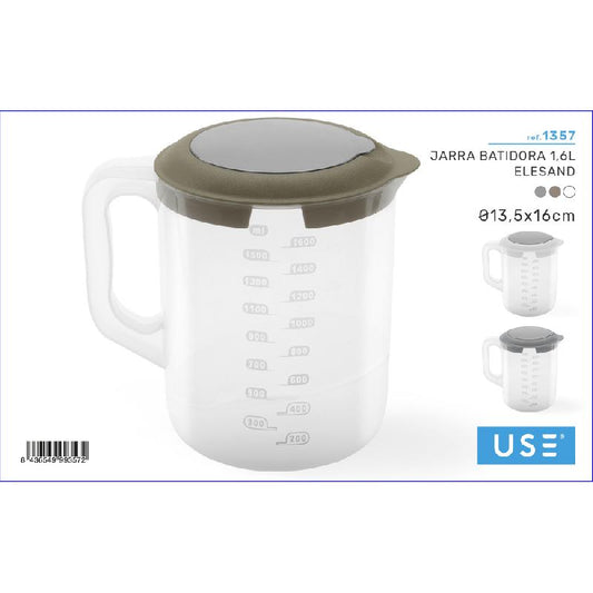USE CARAFFA GRADUATA CON COPERCHIO 1,6L