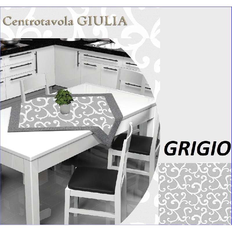 BA GIULIA CENTROTAVOLA GRIGIO