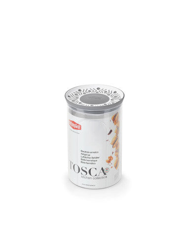 STEFANPLAST L.TOSCA BARATTOLO ERMETICO TONDO 1,2LT STONE GREY