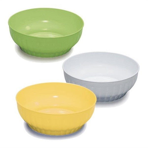 STEFANPLAST INSALATIERA COSTOLATA IN PLASTICA CM.18 COLORI ASSORTITI