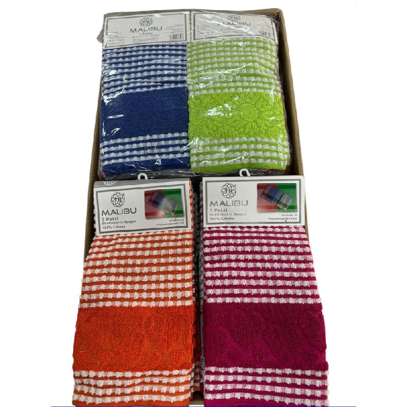 TIERRE MALIBU STROFINACCI SET 3PZ COLORI ASSORTITI