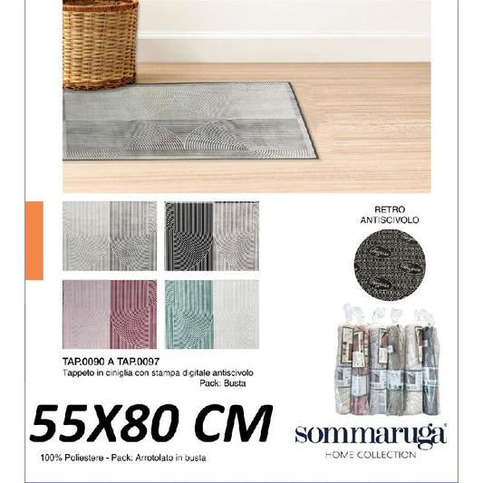PREZIOSA SOMMARUGA TAPPETO IN CINIGLIA CON STAMPA DIGITALE ANTISCIVOLO CM.55X80 TAP0090