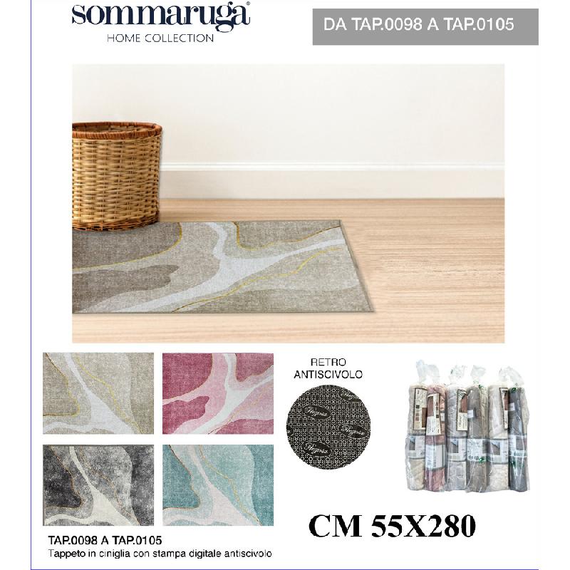 PREZIOSA SOMMARUGA TAPPETO IN CINIGLIA CM.55X280 TAP0102