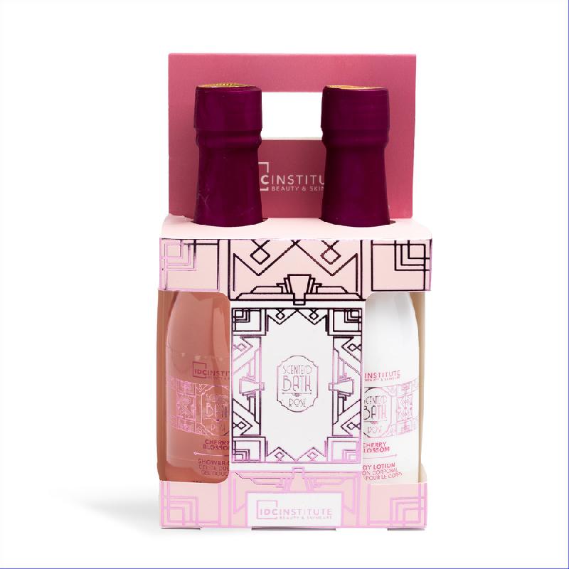 IDC INSTITUTE SCENTED BATH ROSE CHAMPAGNE SHOWER 2PZ 42278