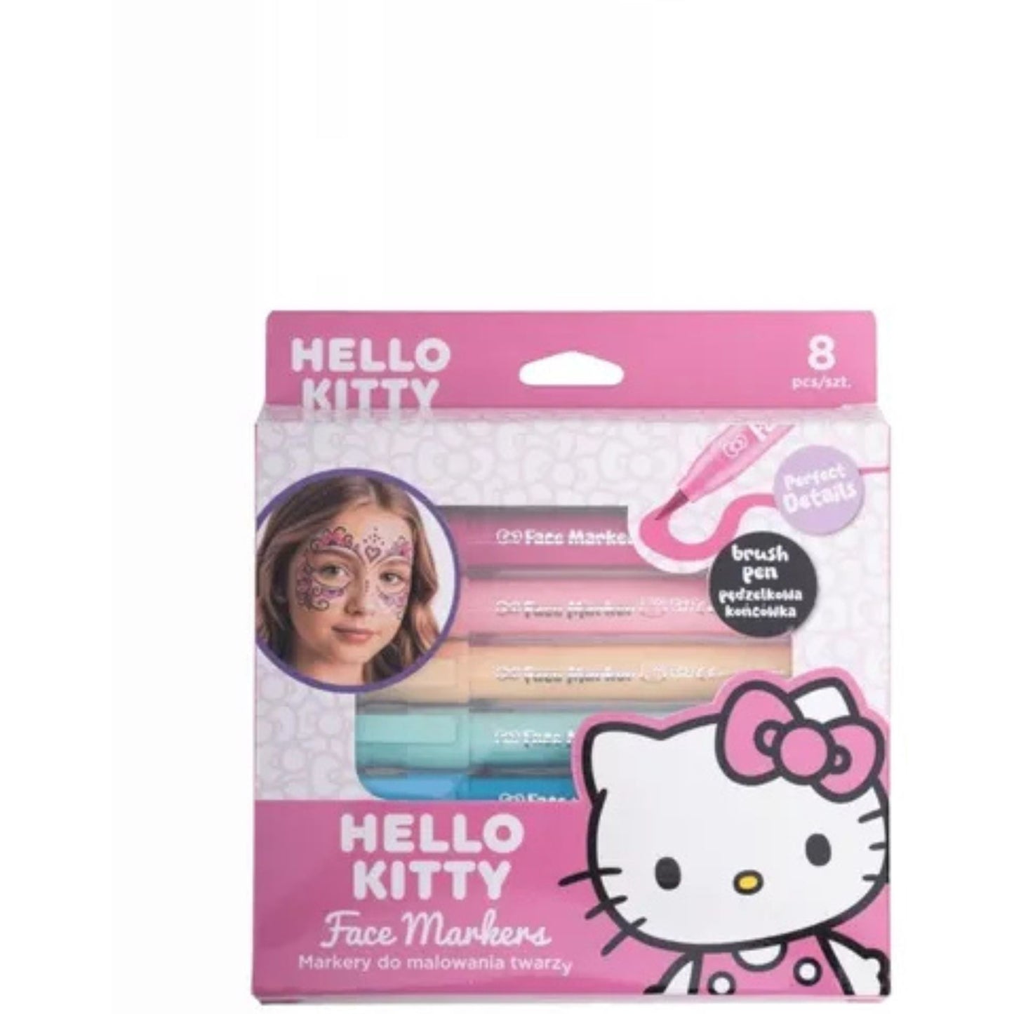 HELLO KITTY 8 PENNARELLI PER IL VISO FACE MARKERS