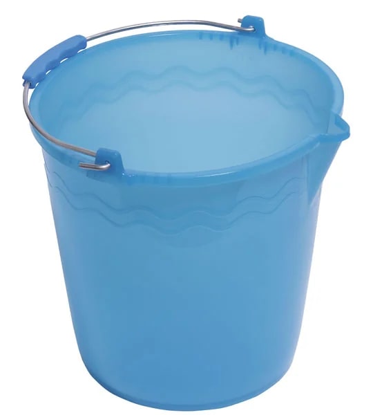 DUPLAST VULCANO SECCHIO PE CON BECCO 7L CELESTE