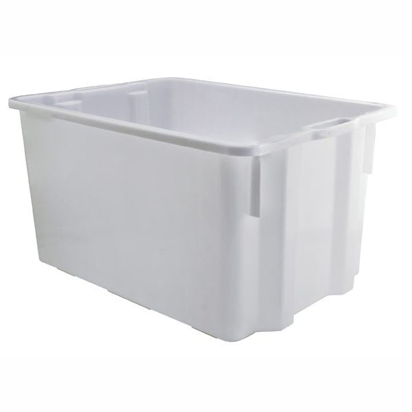 MOBIL PLASTIC CASSA IMPILABILE SOVRAPPONIBILE CM.55X31 H43 BIANCO