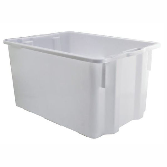 MOBIL PLASTIC CASSA IMPILABILE SOVRAPPONIBILE CM.55X31 H43 BIANCO
