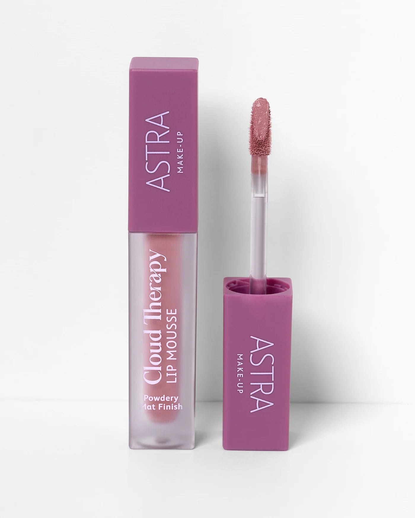 ASTRA MAKE-UP CLOUD THERAPY LIP MOUSSE ROSSETTO LIQUIDO FINISH SOFT MAT 01 COTTON CANDY