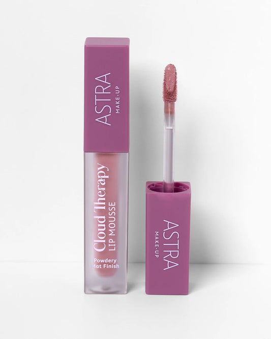 ASTRA MAKE-UP CLOUD THERAPY LIP MOUSSE ROSSETTO LIQUIDO FINISH SOFT MAT 01 COTTON CANDY
