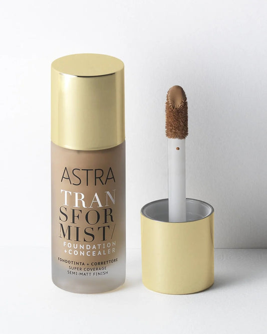 ASTRA MAKE-UP TRANSFORMIST FONDOTINTA + CORRETTORE 005N TAN
