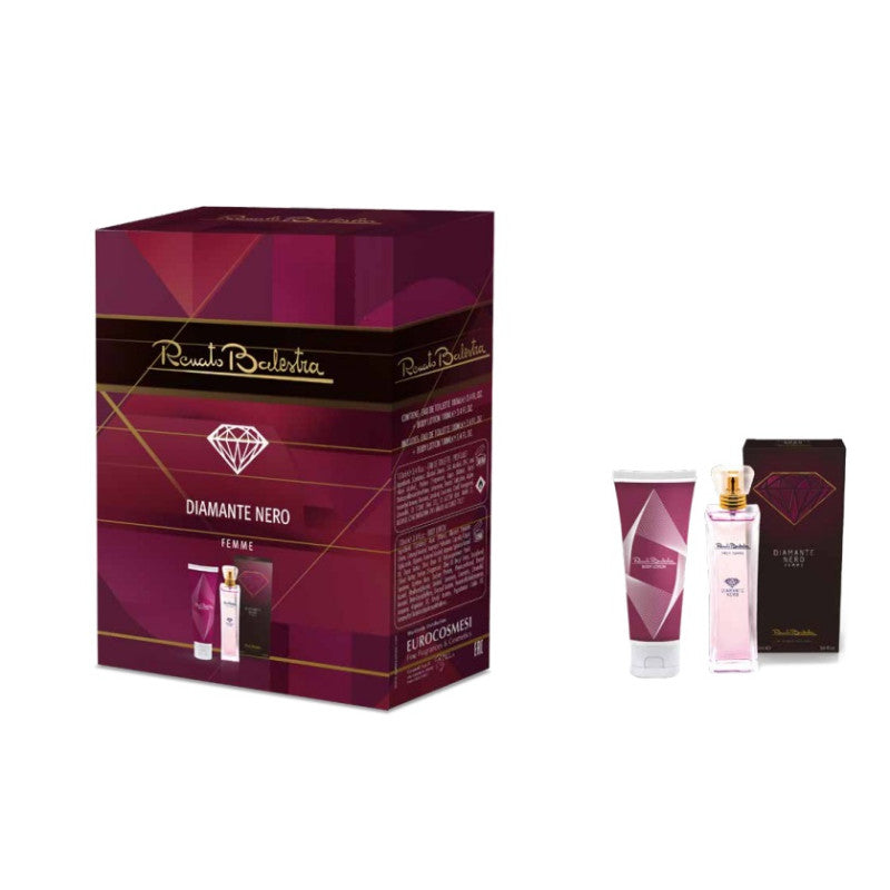 RENATO BALESTRA DIAMANTE NERO POUR FEMME CONFEZIONE EDP 100ML + BODY LOTION 100ML